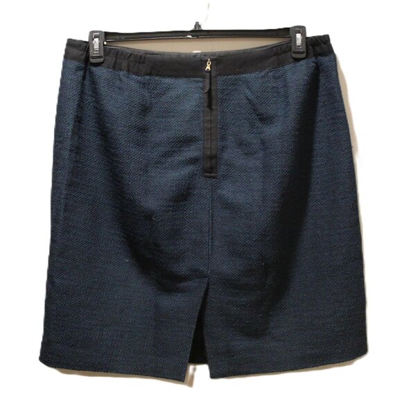 Talbots Green & Black Skirt - Sz 18 - Picture 2 of 5